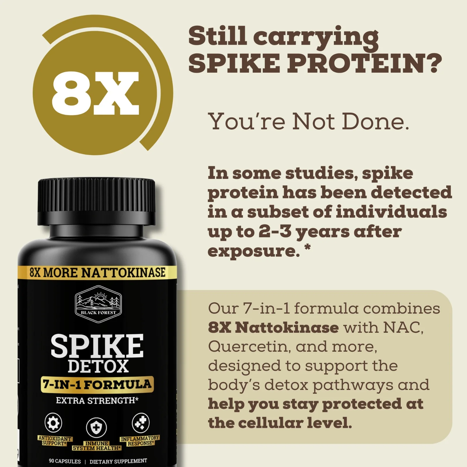 Spike Detox 7-in-1 Formula | 8X More Nattokinase - Image 8