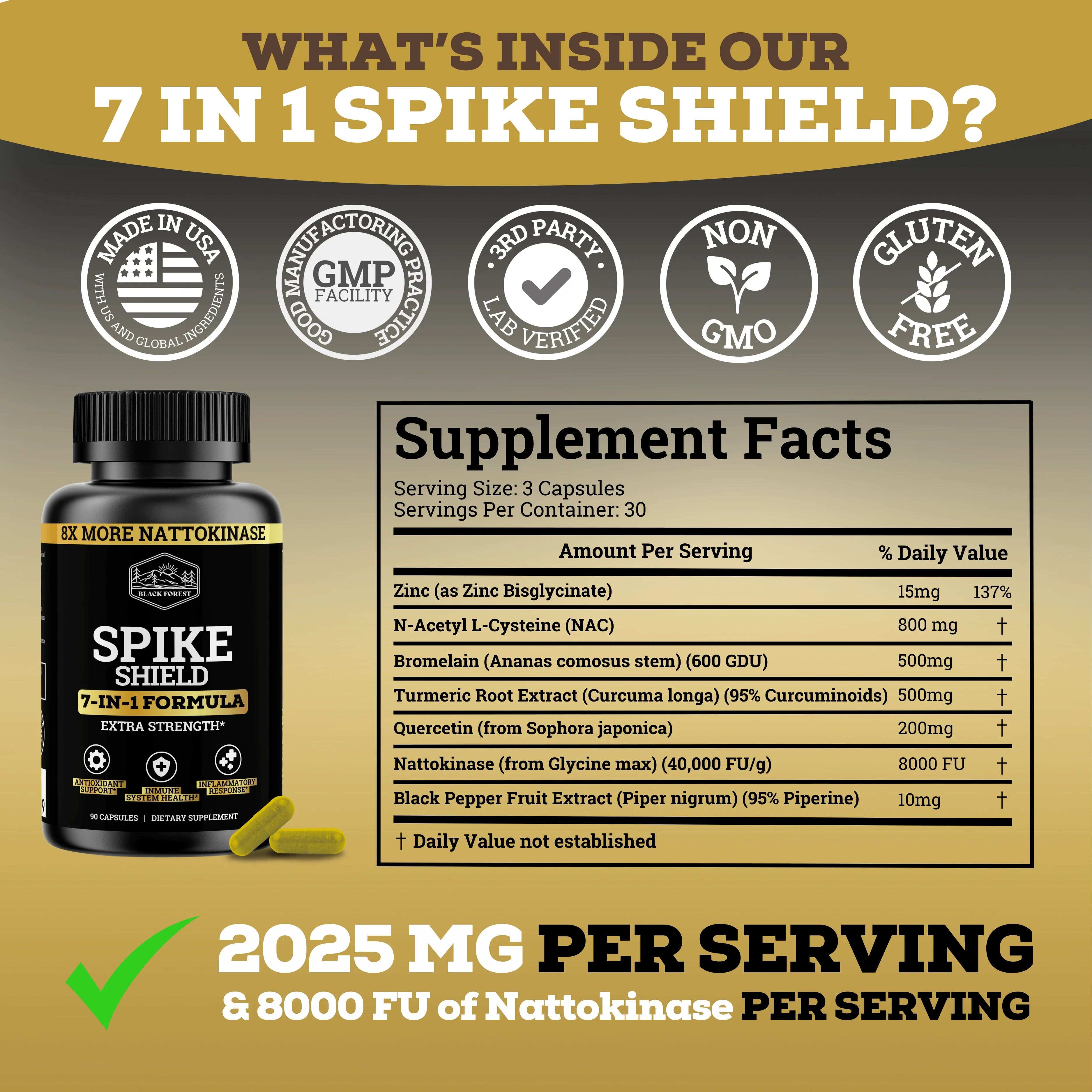 Spike Detox 7-in-1 Formula | 8X More Nattokinase | Extra Strength - Image 4