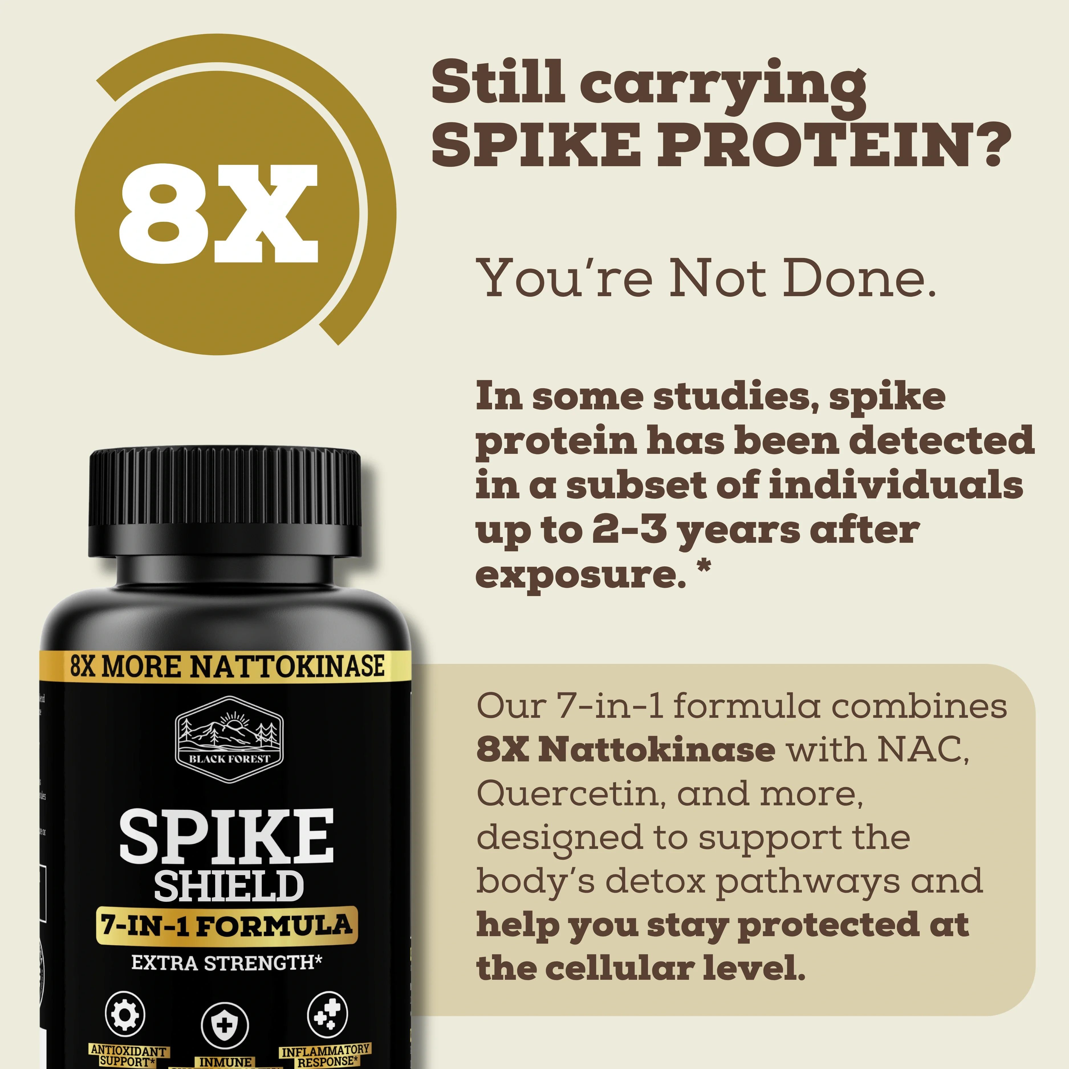 Spike Detox 7-in-1 Formula | 8X More Nattokinase | Extra Strength - Image 8