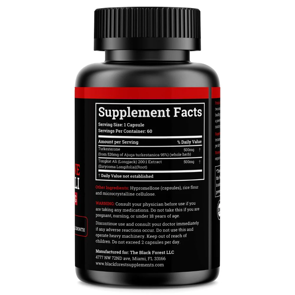Turkesterone & Tongkat Ali | 1000MG - Image 9